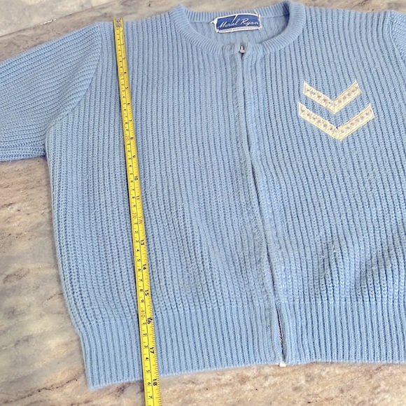 1950’s Vintage Muriel Ryan Zippered Sweater - Picture 5 of 7